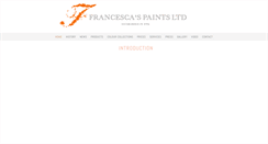 Desktop Screenshot of francescaspaint.com