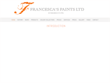 Tablet Screenshot of francescaspaint.com